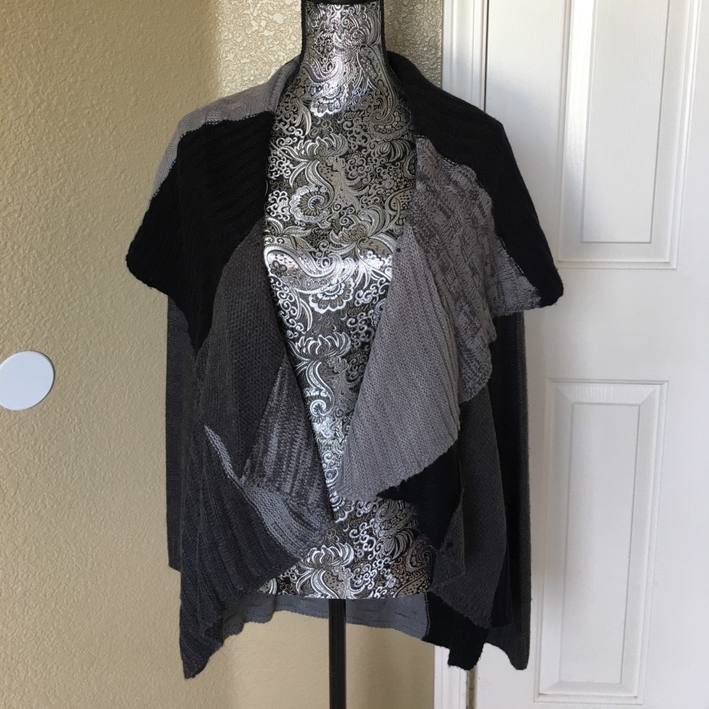 Style&Co Pattern Patch Cardigan