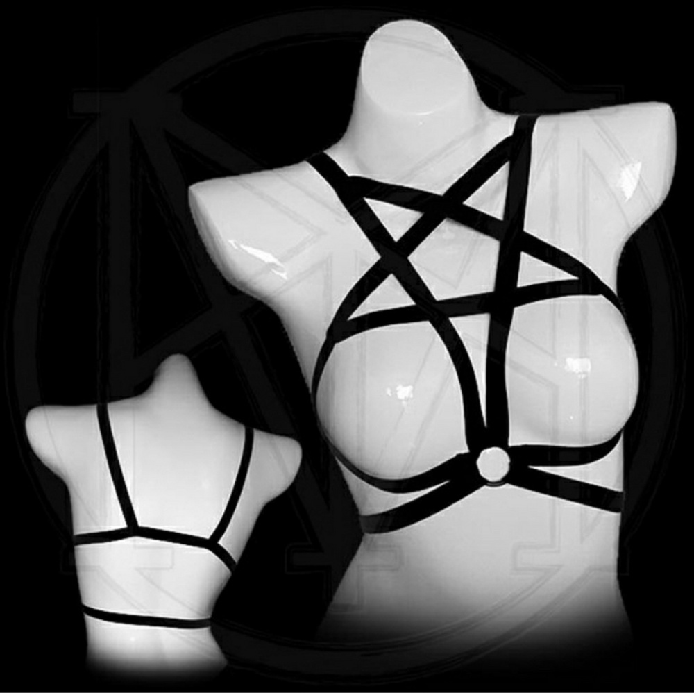 Harajuku Style Cage/Harness Bra