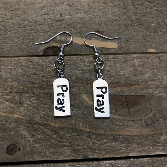 handmade Jewelry - 3 for $25 Handmade Silver Pray Earrings