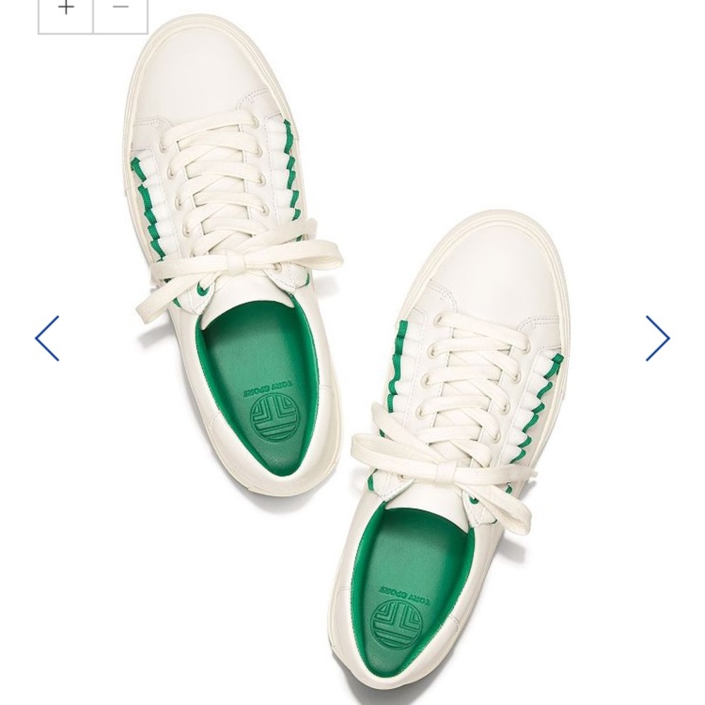 Tory sports ruffle sneaker ....brand new....