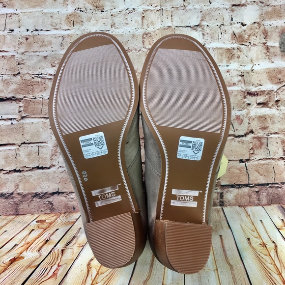 [TOMS] Lace Up Lunata Desert Taupe Suede Booties - Picture 7 of 8