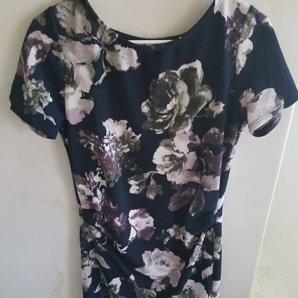 Pinkblush floral maternity dress