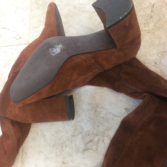 Jeffrey Campbell Over The Knee Boots Brown - Picture 3 of 4