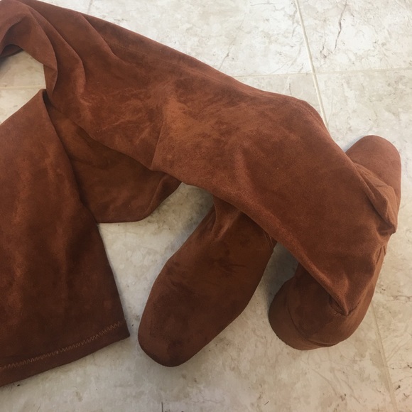 Jeffrey Campbell Over The Knee Boots Brown - Picture 4 of 4