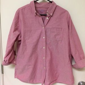 L L bean classic style button up shirt sz XL