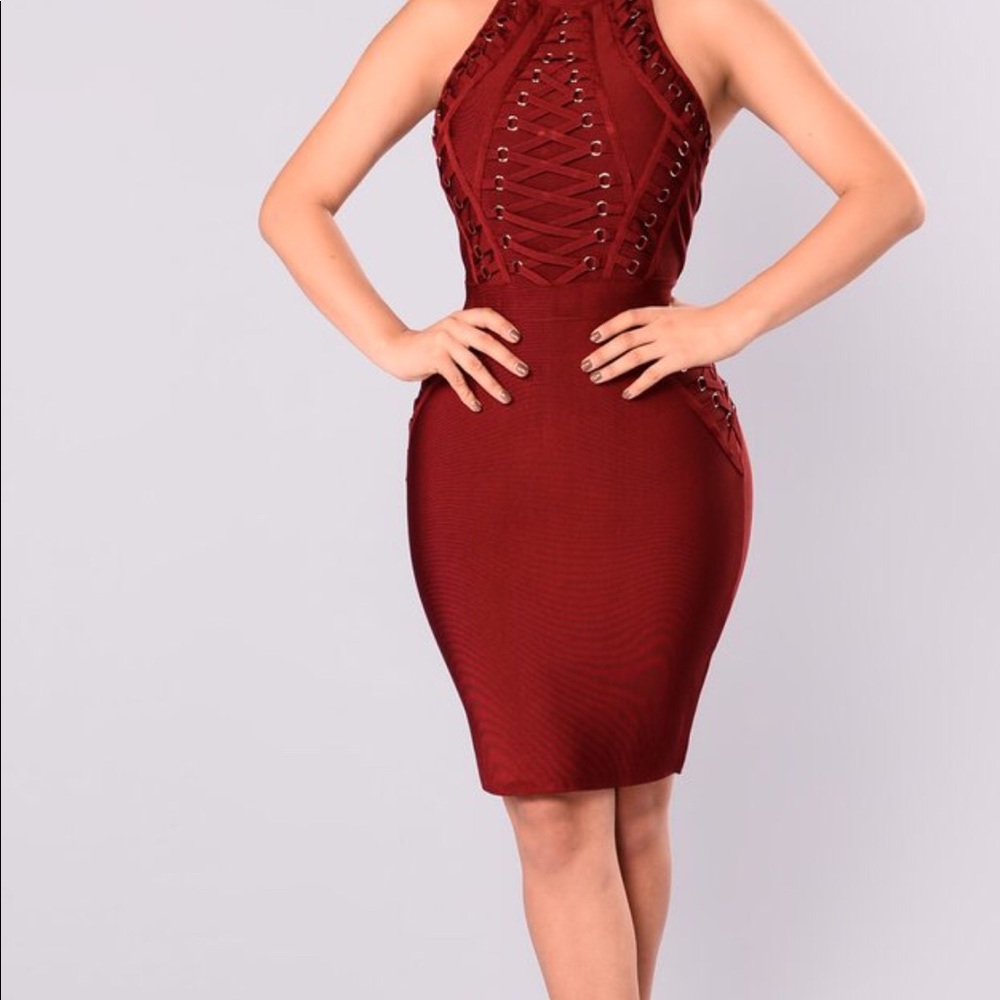 Red dress