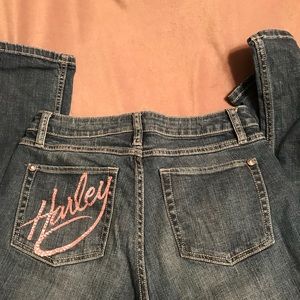 Size 8 authentic Harley Davidson Woman’s Jeans
