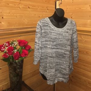 Jean Pierre cotton sweater small Grey and Black