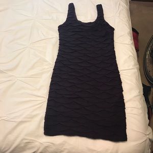 Purple ruffled dress