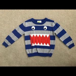 Boys monster face sweater