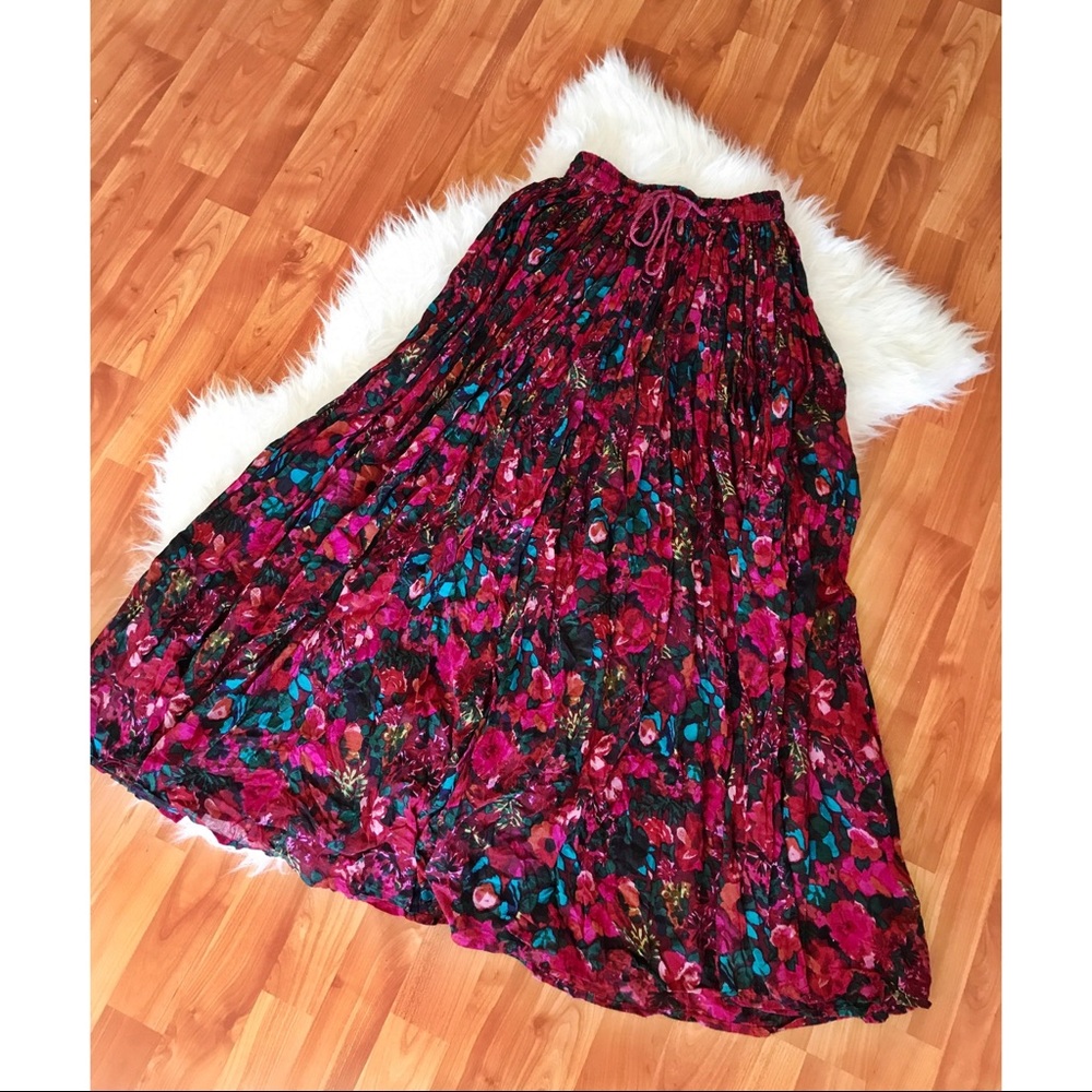❗️SOLD❗️90s Floral Christine Baker Maxi Skirt