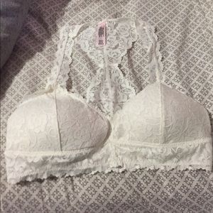 VS White Lace Bralette