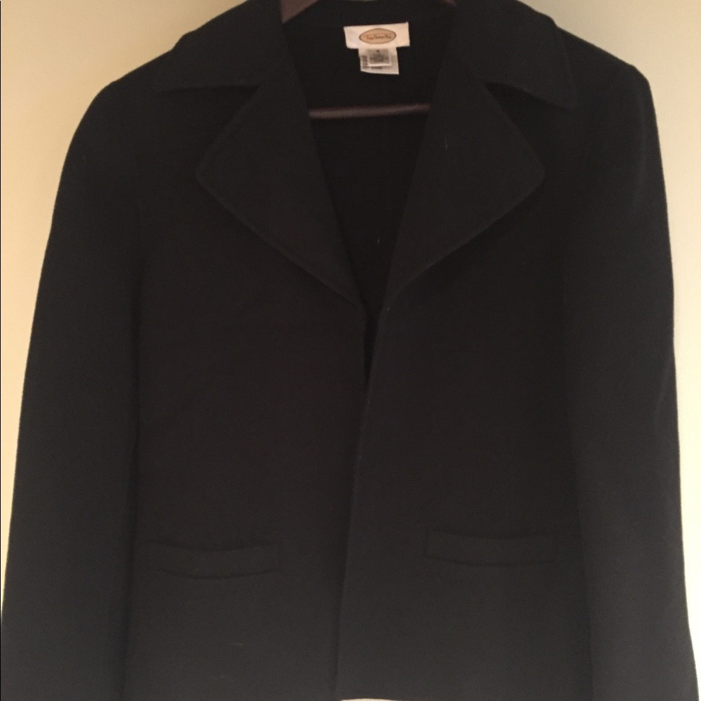 Talbots Buttonless Wool Blazer - Picture 2 of 4