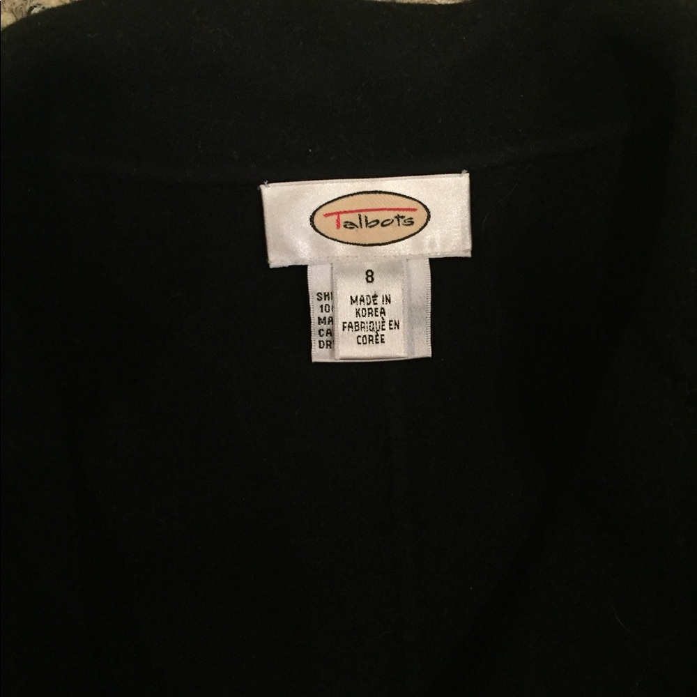 Talbots Buttonless Wool Blazer - Picture 4 of 4