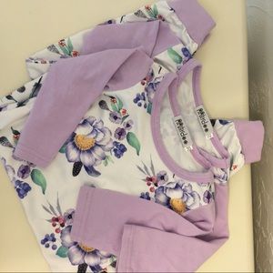 Long-sleeved one-pieces (2) sz 0-3mo