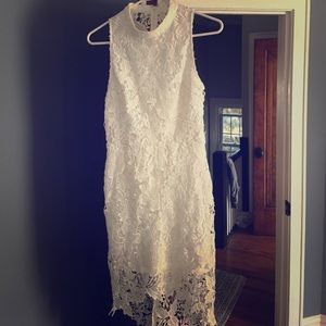 Astr white lace dress