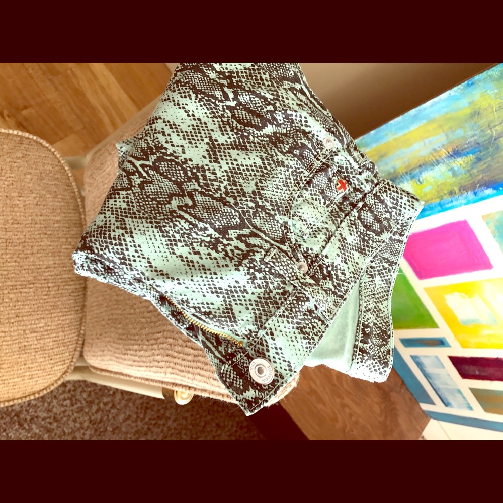Hudson Jeans Niko super skinny 25 snakeskin print