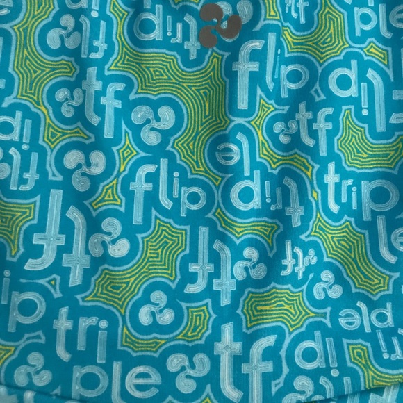 Girls skater style dress, fun pattern - Picture 3 of 3