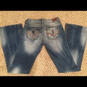 YMI Flare Denim Jeans Size 3 Juniors