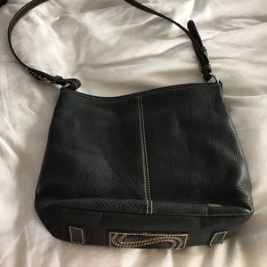 Black leather SAK bag