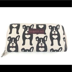 Bungalow Boston Terrier Clutch Wallet