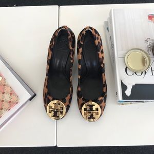 Tory Burch Leopard Reva flats size 39.5