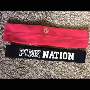 Lululemon and VS PINK Headband Bundle 💕