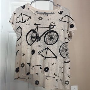HI- line bicycle tee