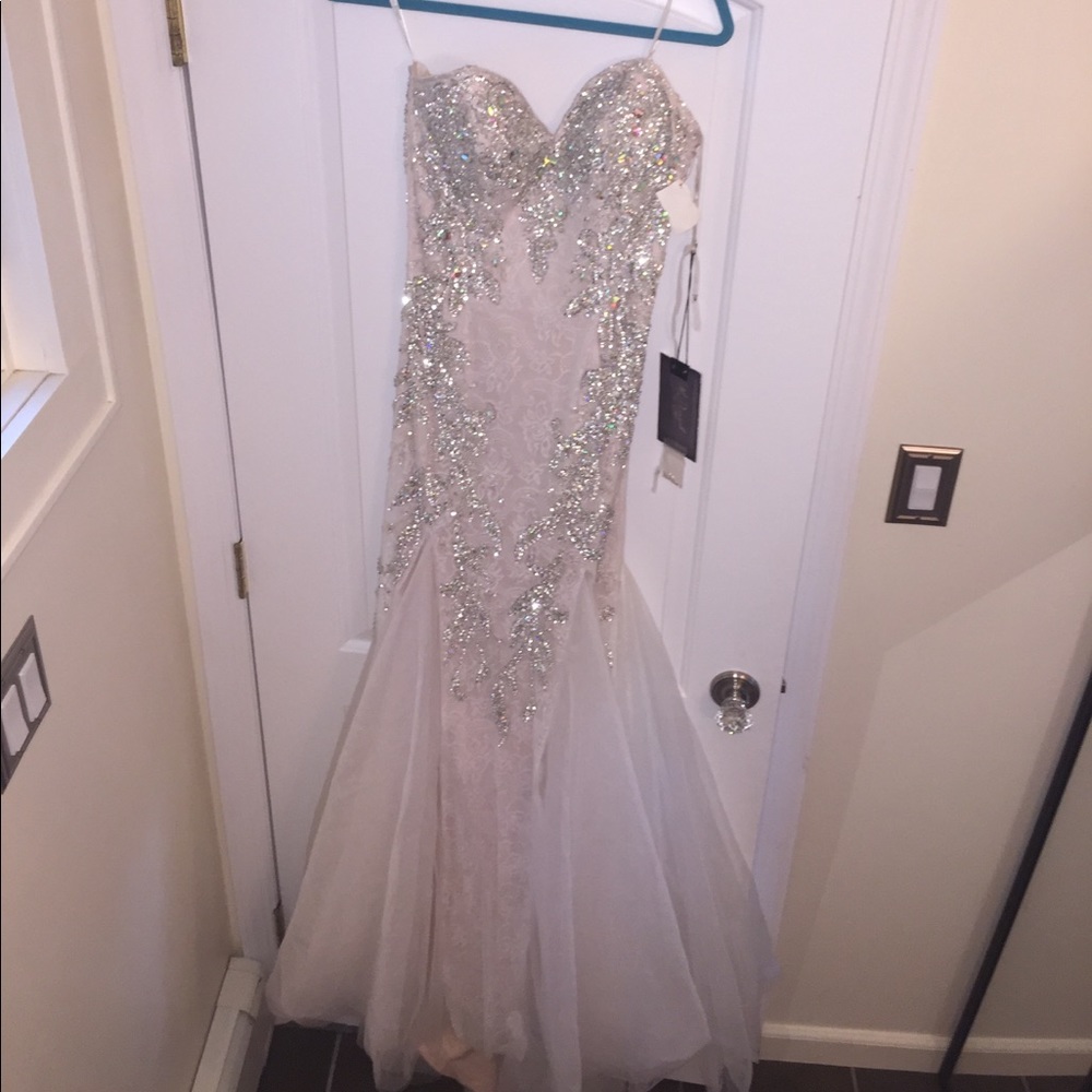 Mac Duggal beaded gown (81901R)