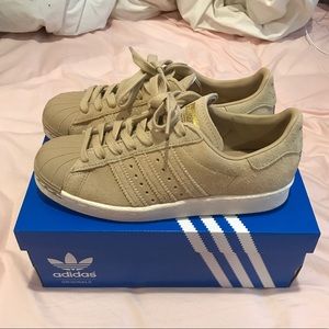Adidas Original Superstar 80s Suede Khaki
