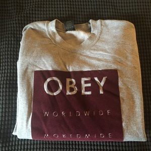 NWOT Obey Sweatshirt