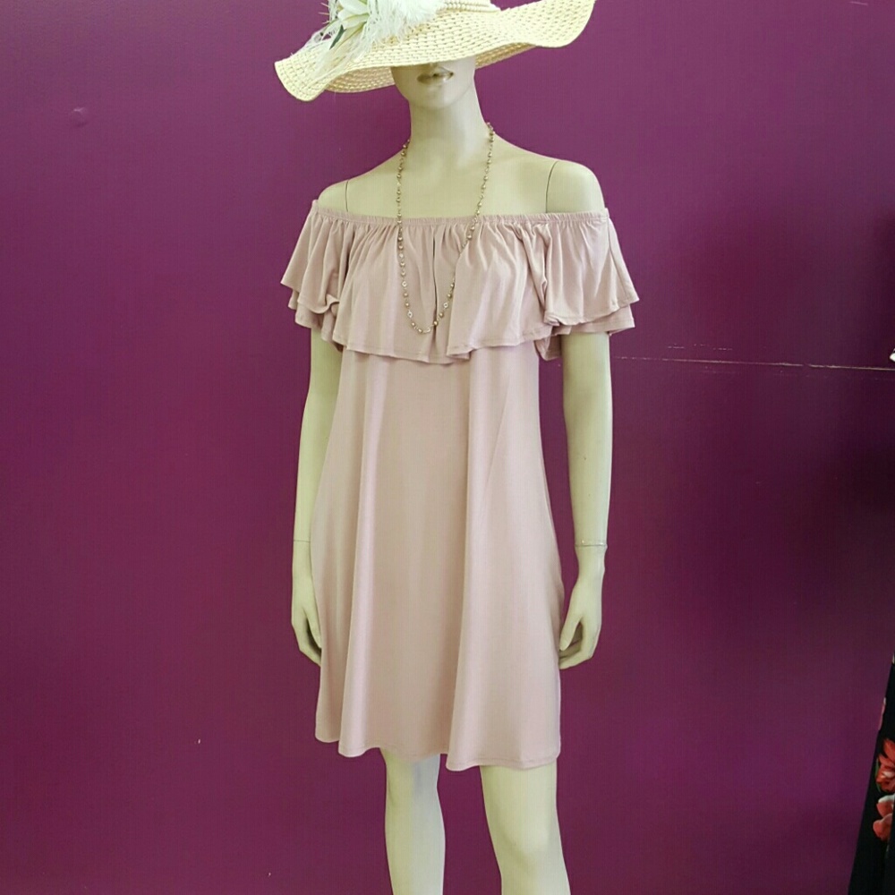 Rustic pink  dress