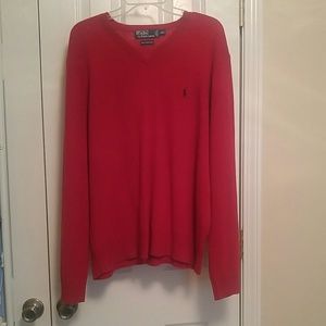 Ralph Lauren Polo Men's Sweater Red