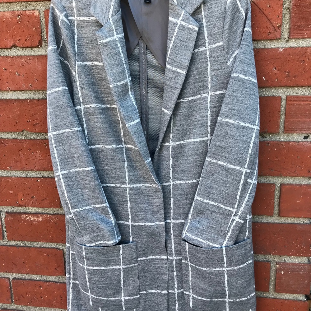 Top Shop White and gray lightweight jacket - Picture 2 of 8