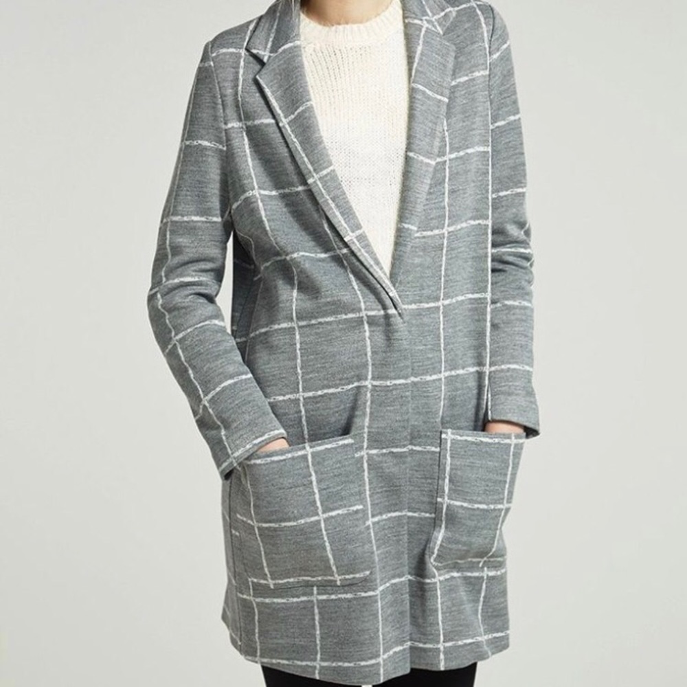 Top Shop White and gray lightweight jacket - Picture 7 of 8
