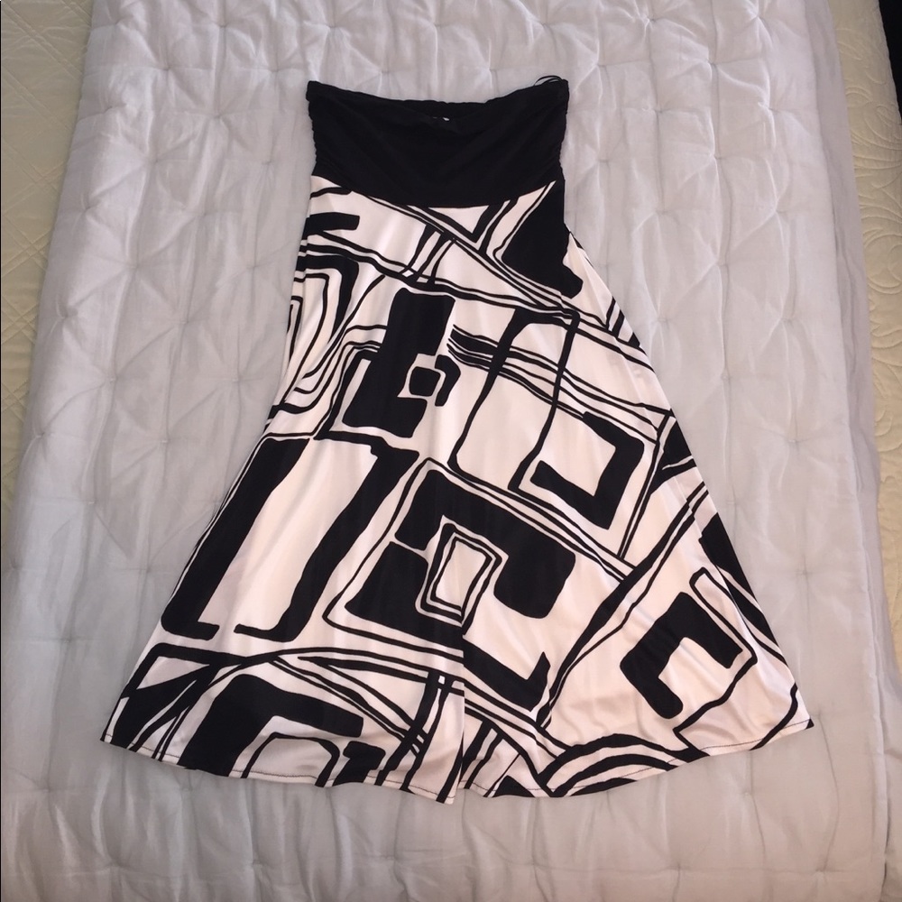 Strapless Cache dress