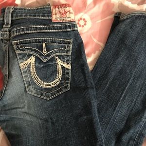 Light denim jeans