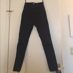 BDG High-Rise Distressed Skinny Jean Twig Ankle