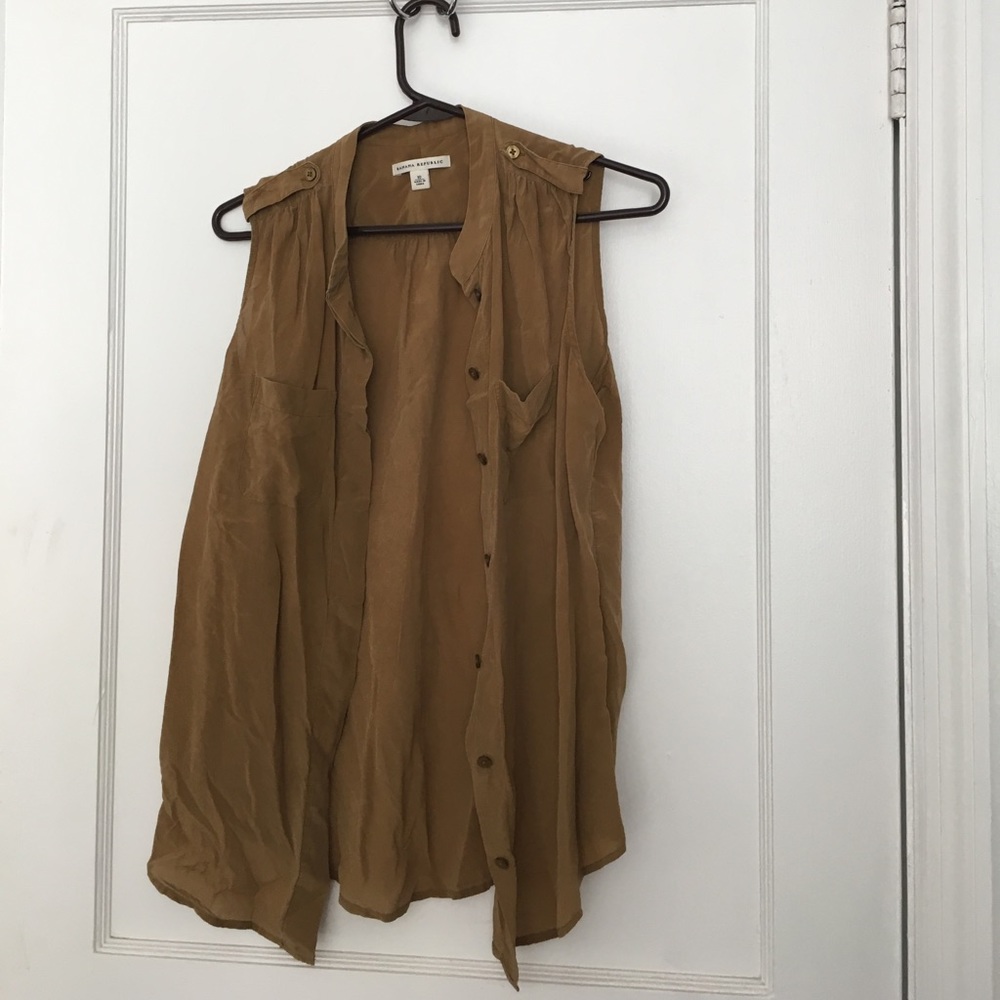 Sz 10 Silk J Crew Blouse