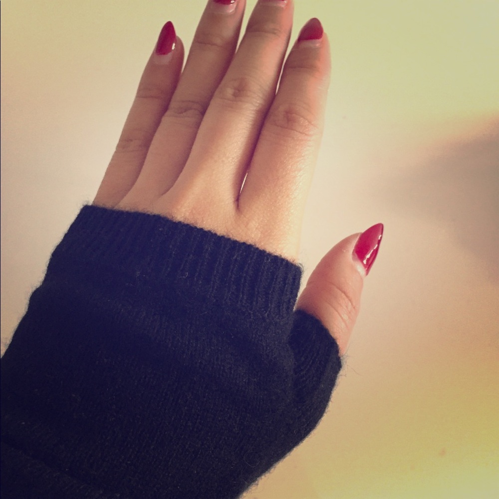 Juicy Couture Cashmere Fingerless Glove/Sleeves