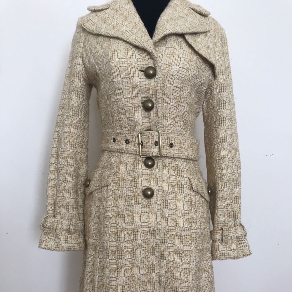 Banana Republic honeycomb pattern coat