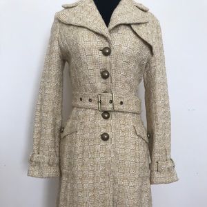 Banana Republic honeycomb pattern coat