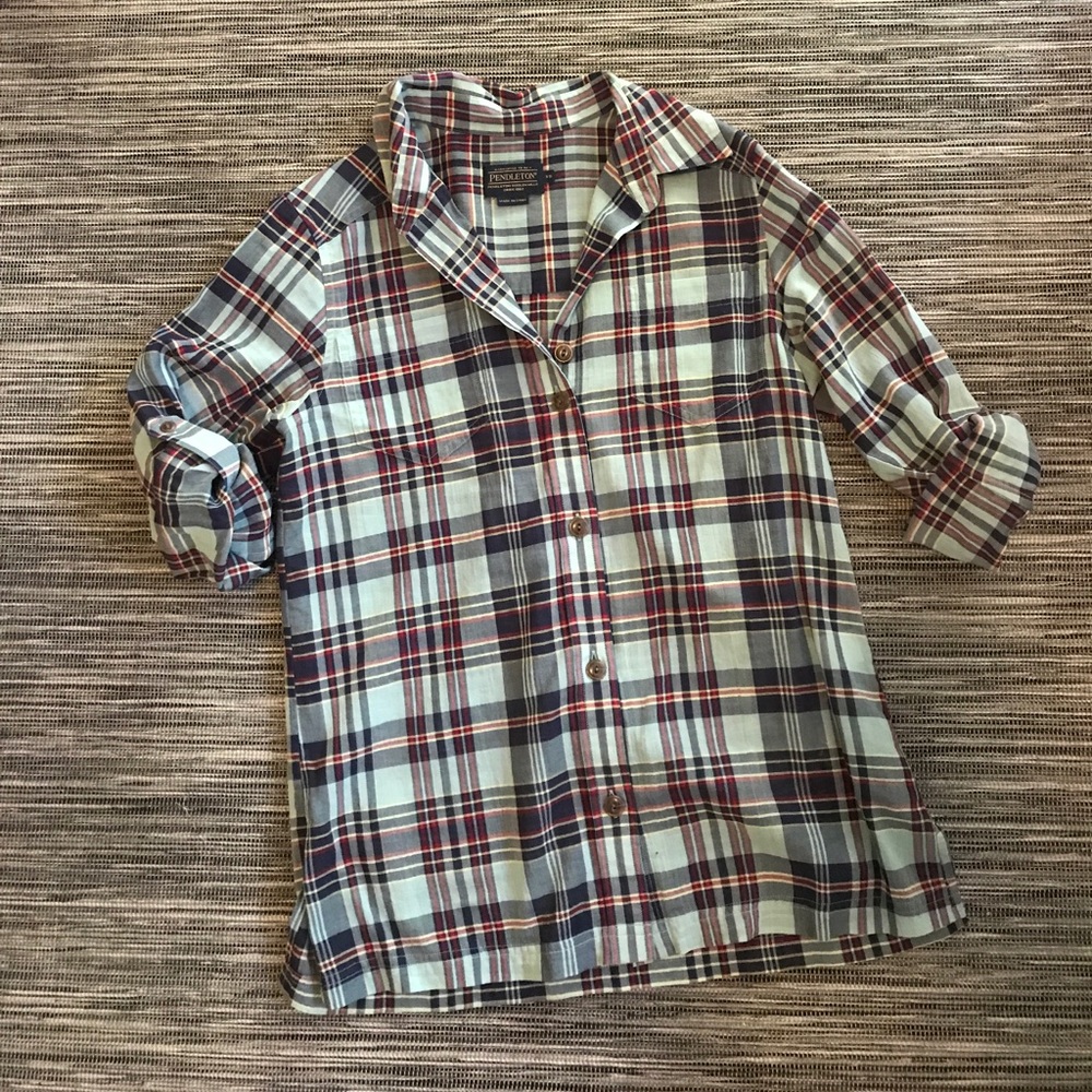 Pendleton plaid button up