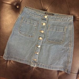 Brandy Melville button down denim skirt
