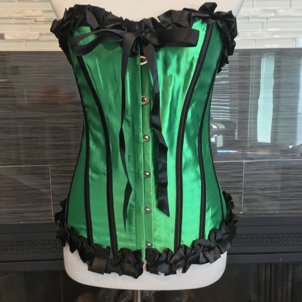 Kelly Green Corset