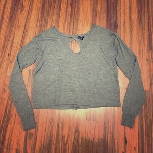 Express Long Sleeve Halter Top