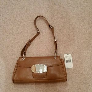 Franco Sarto Cognac Leather Purse