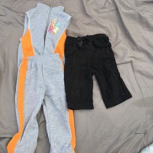 Two pairs of pants/ one set
