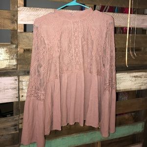 AEO lace blouse