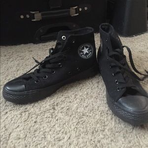 All black converse